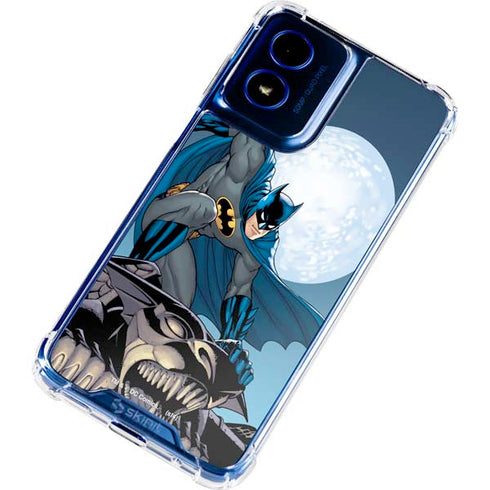 DC Comics Batman Watches Over the City Moto G 5G (2024) Clear Case
